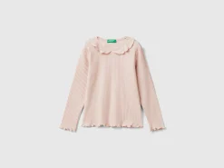 Long sleeve t-shirt with collar