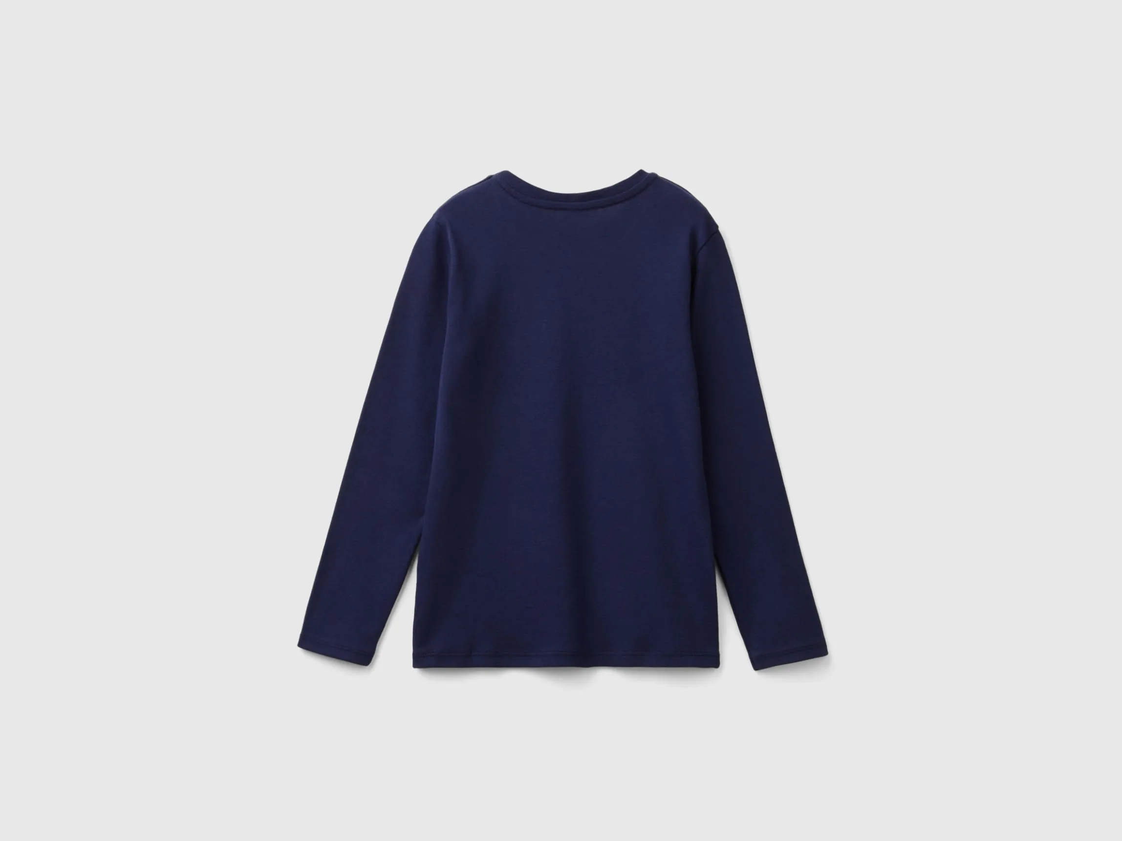 Long sleeve t-shirt with glittery print