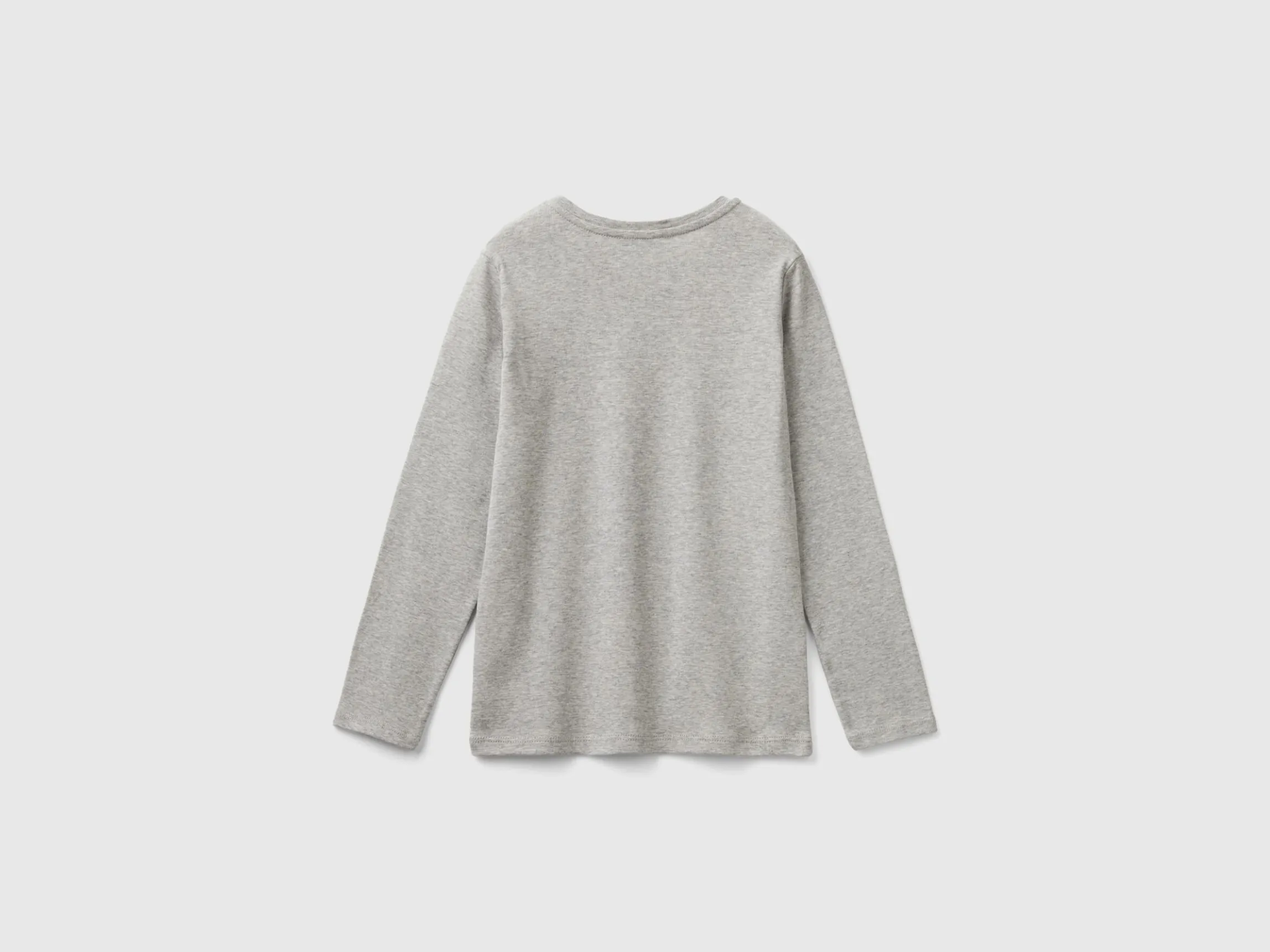 Long sleeve t-shirt with glittery print