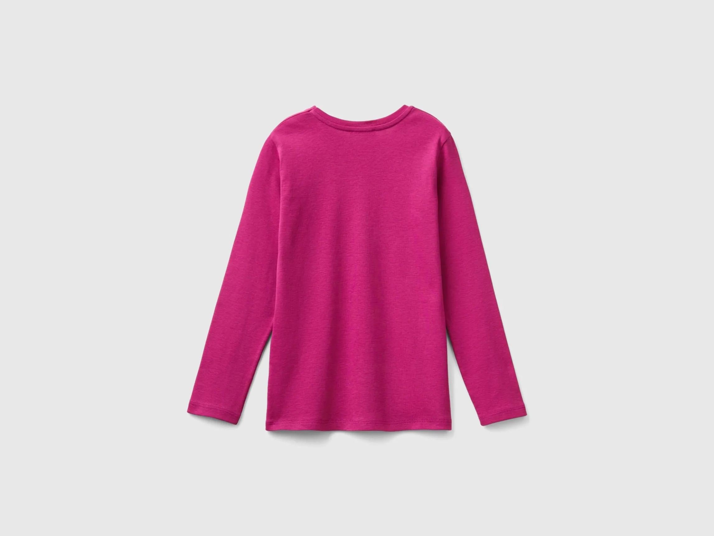 Long sleeve t-shirt with glittery print