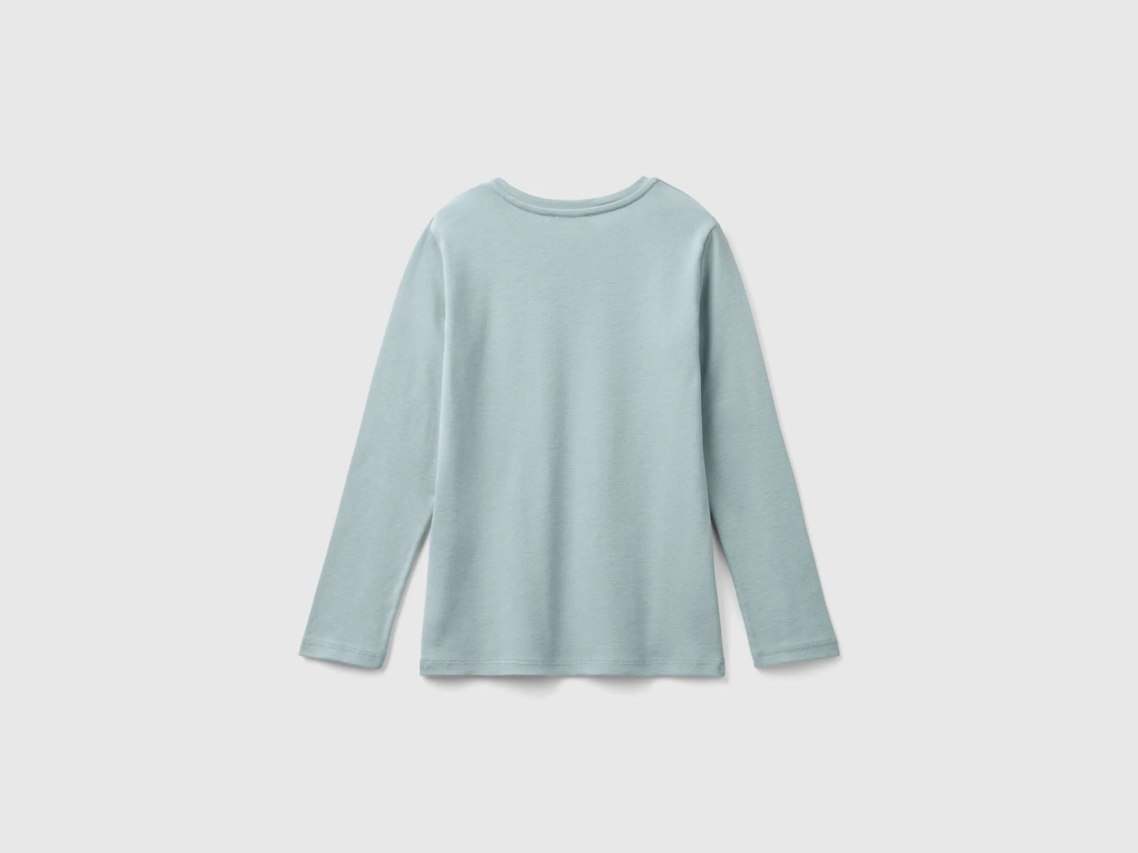 Long sleeve t-shirt with glittery print