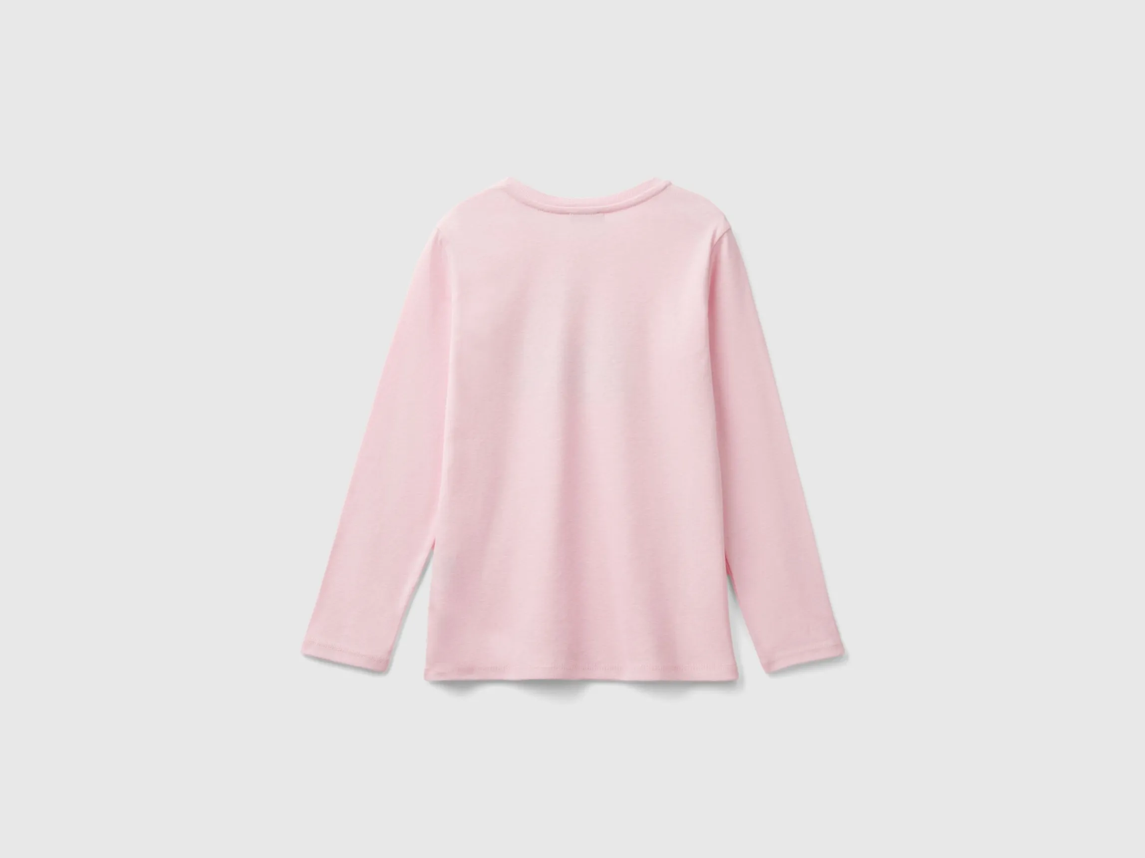 Long sleeve t-shirt with glittery print