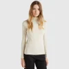Long sleeve t-shirt with high neck