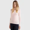 Long sleeve t-shirt with high neck