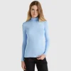 Long sleeve t-shirt with high neck