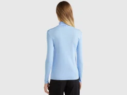 Long sleeve t-shirt with high neck