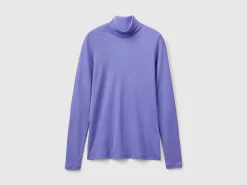 Long sleeve t-shirt with high neck