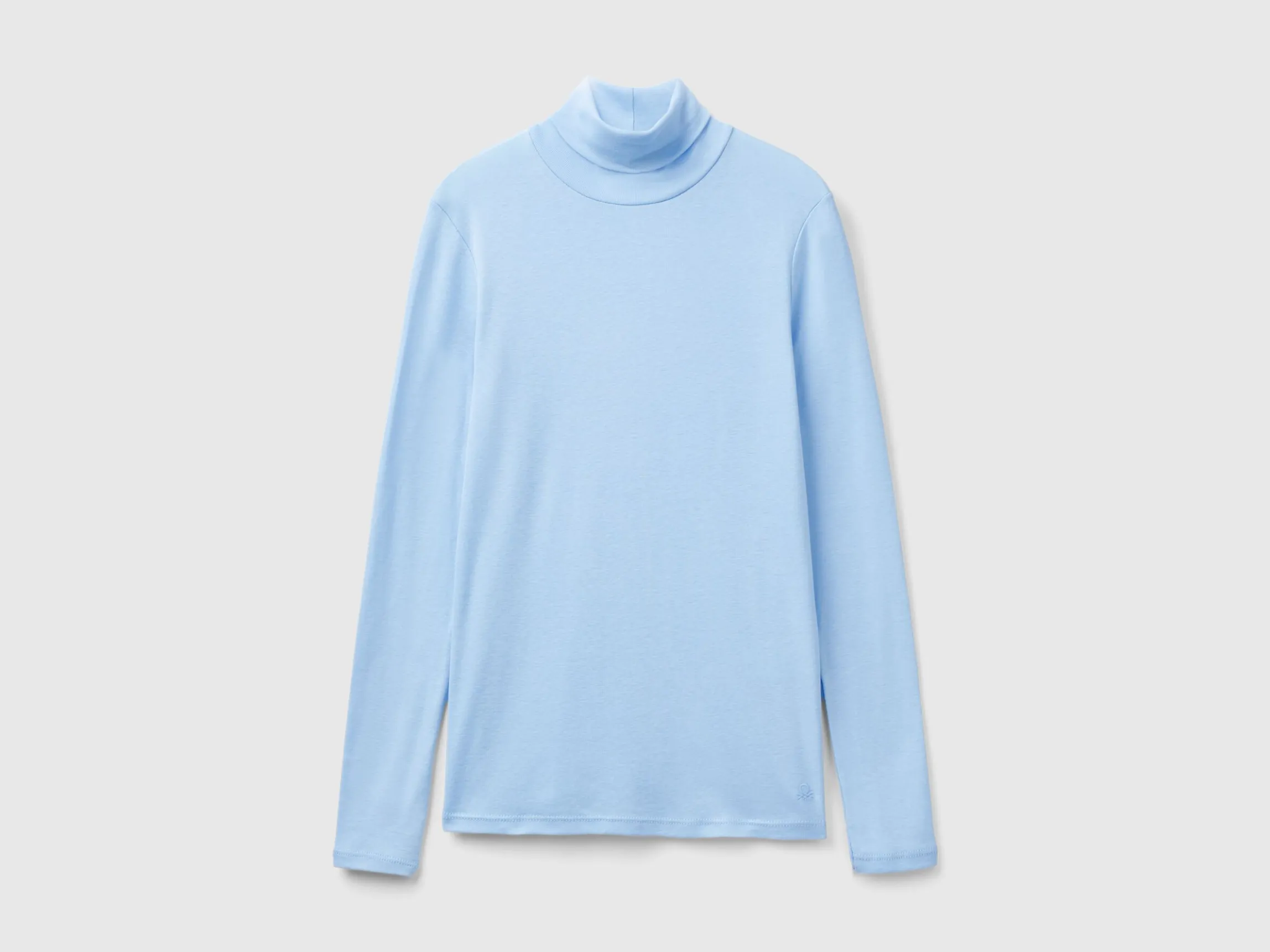 Long sleeve t-shirt with high neck