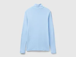 Long sleeve t-shirt with high neck