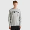 Long sleeve t-shirt with logo print