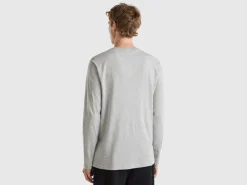 Long sleeve t-shirt with logo print