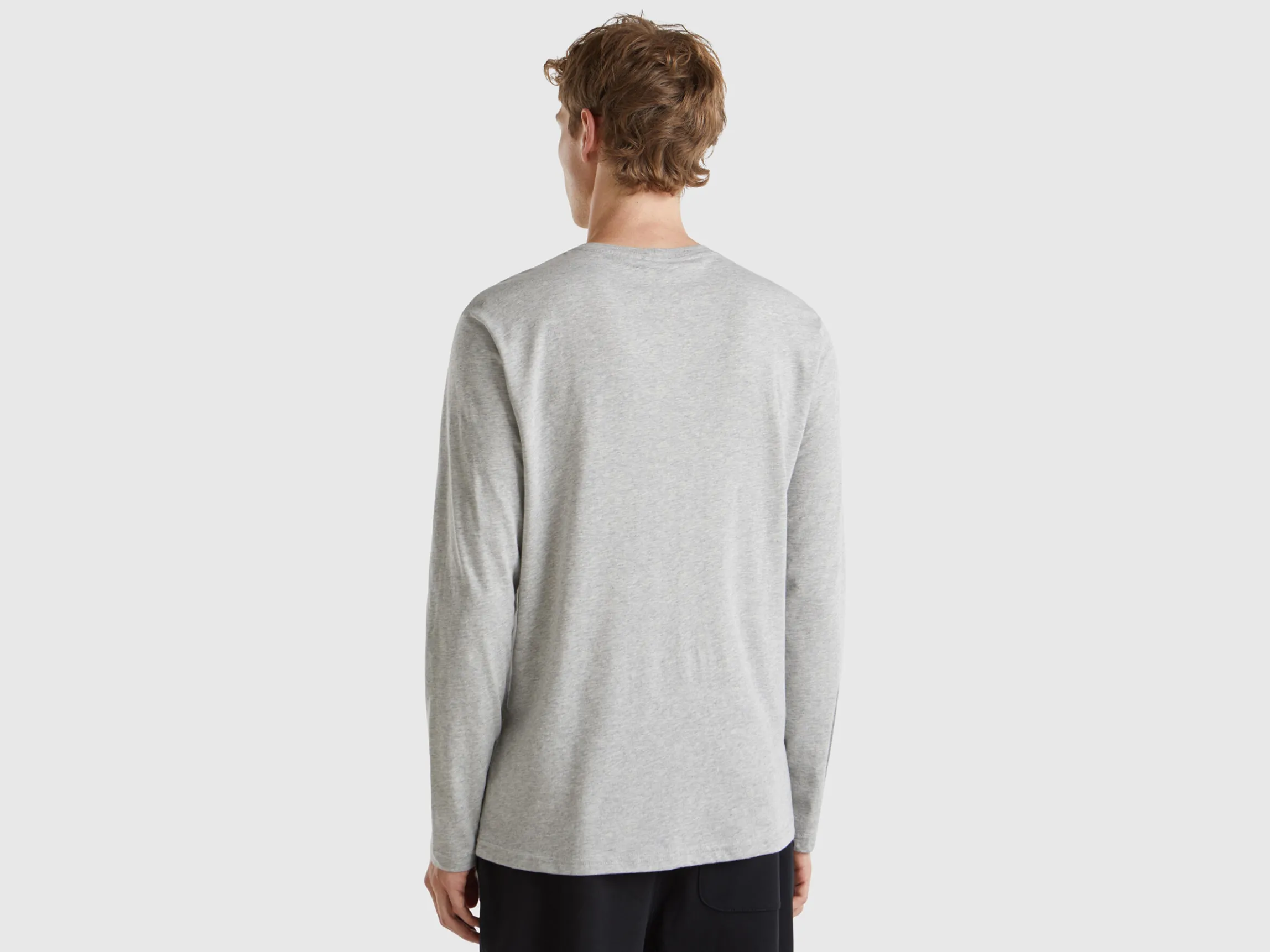 Long sleeve t-shirt with logo print