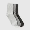 Long sock set in stretch organic cotton blend