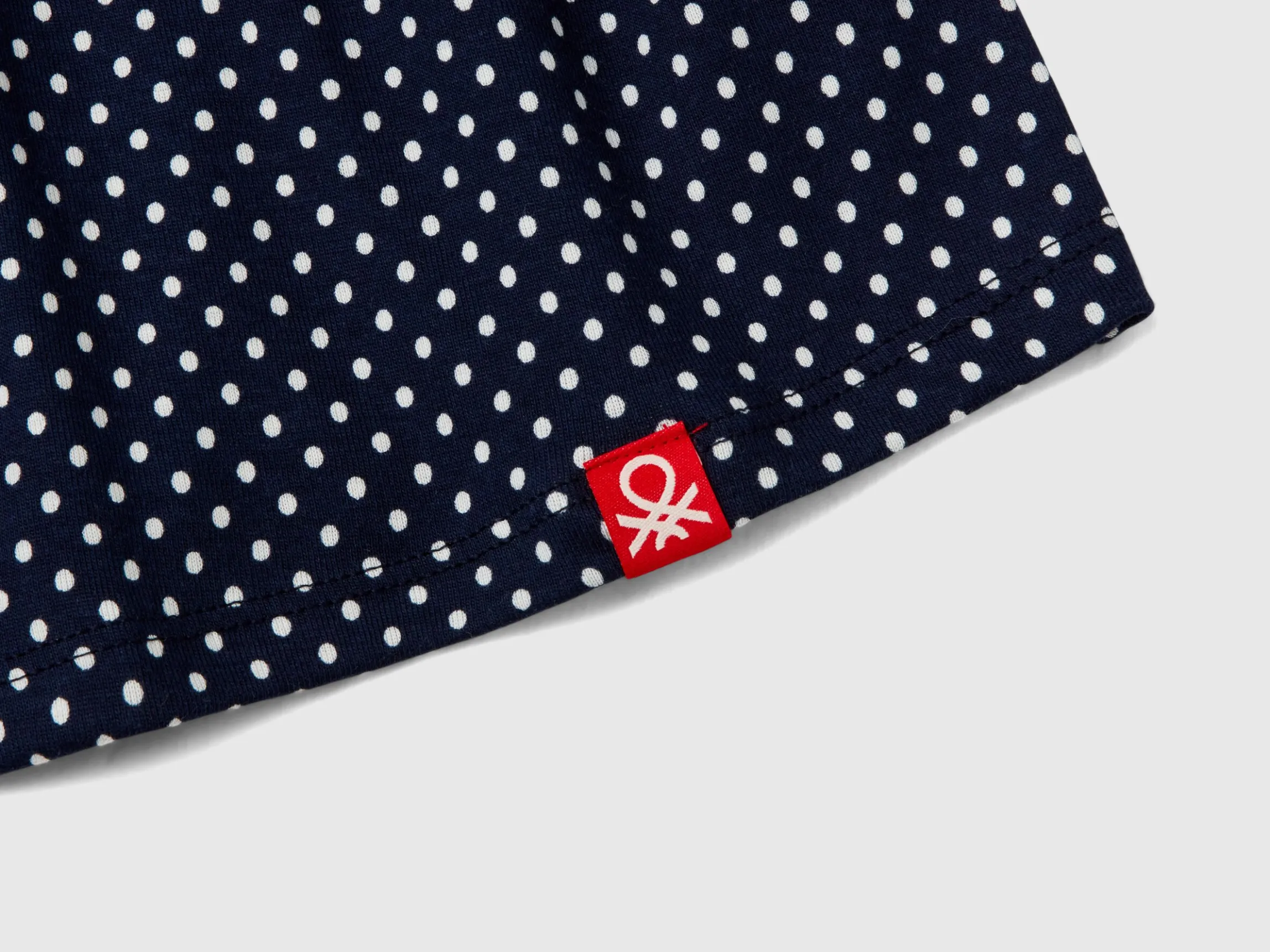 Loose-fitting polka-dot pyjamas in organic cotton