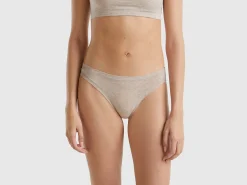 Low rise underwear in super stretch organic cotton