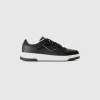 Low-top sneakers in imitation suede