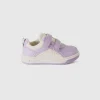 Low-top sneakers in imitation leather