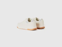 Low-top sneakers in imitation suede