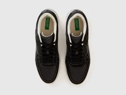Low-top sneakers in imitation suede