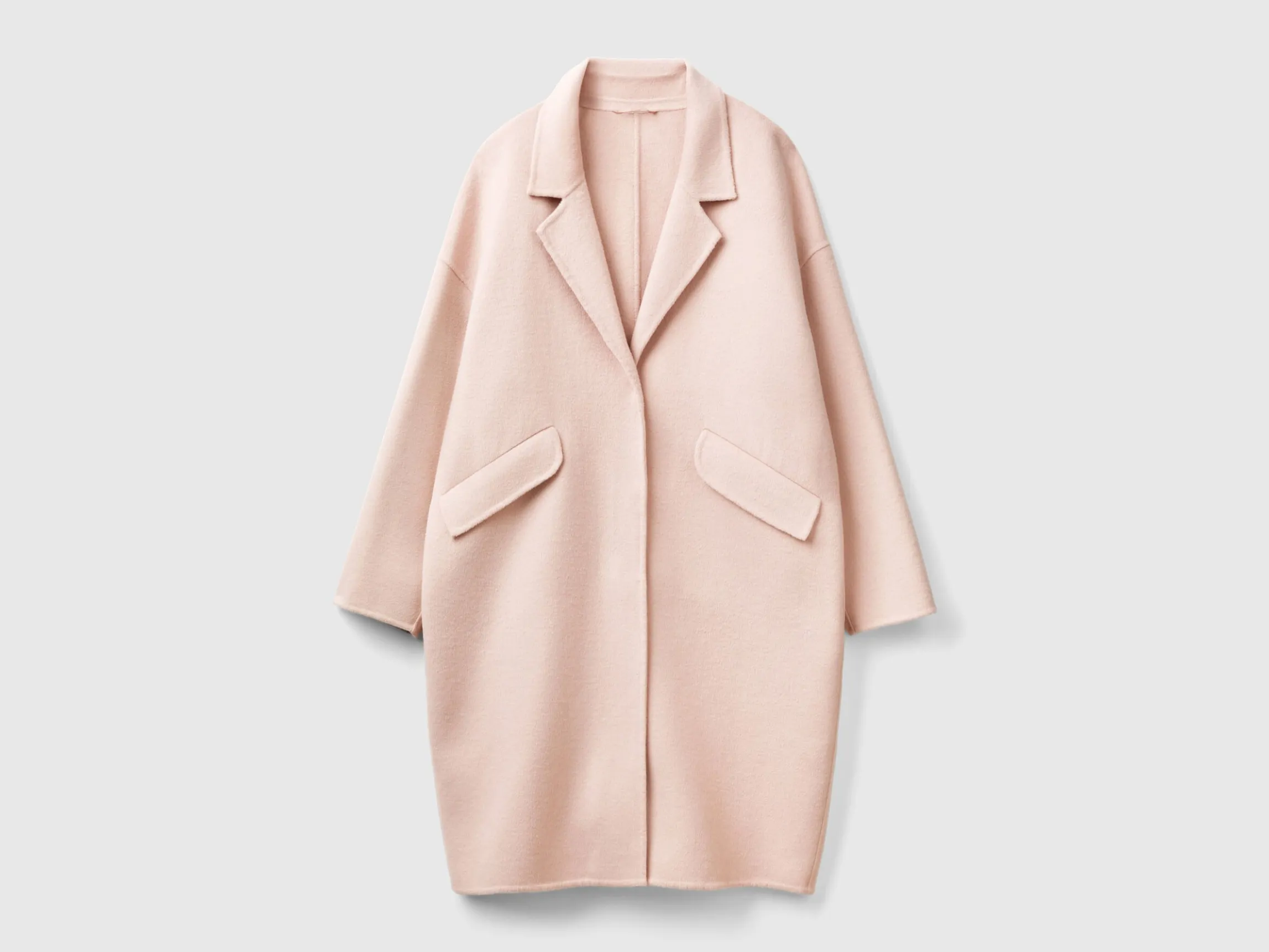 Midi coat in wool blend