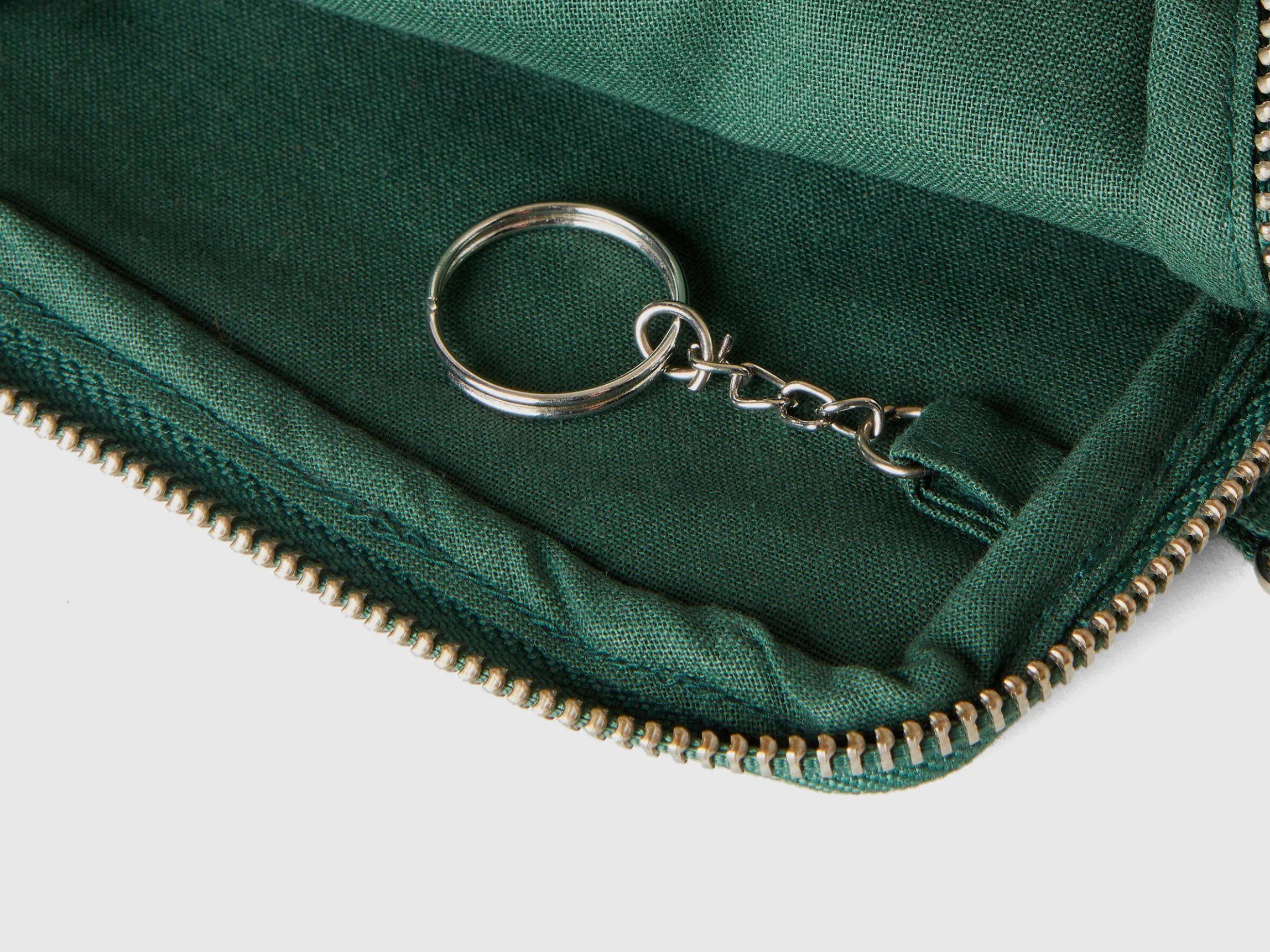 Military green keychain and coin purse
