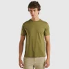 Military green t-shirt