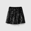 Mini skirt with sequins