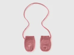 Mittens in viscose blend
