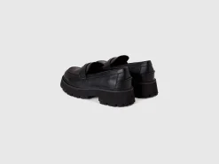 Moccasins in imitation leather