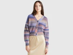 Multicolor striped cardigan