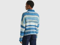 Multicolor sweater in wool blend