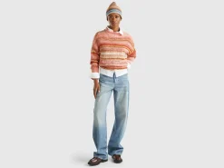 Multicolor sweater in wool blend