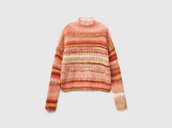 Multicolor sweater in wool blend
