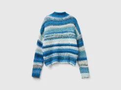 Multicolor sweater in wool blend