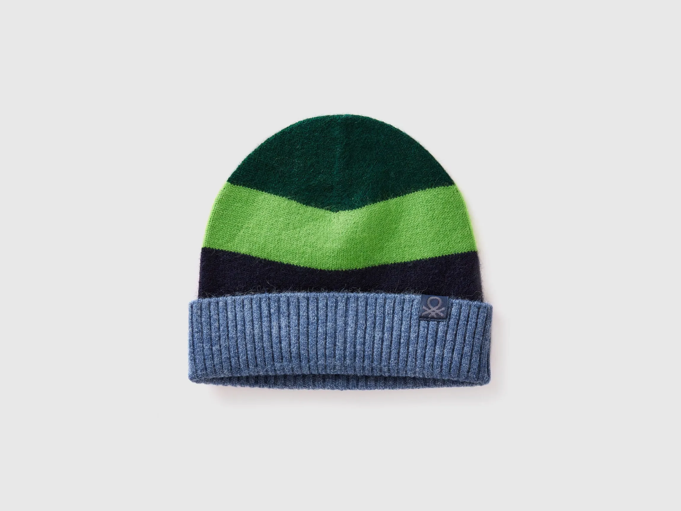 Multicolored striped hat