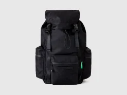 Multi-pocket nylon rucksack