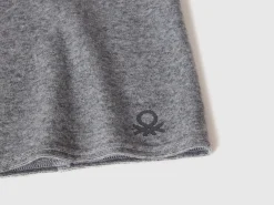 Neck warmer in stretch cotton