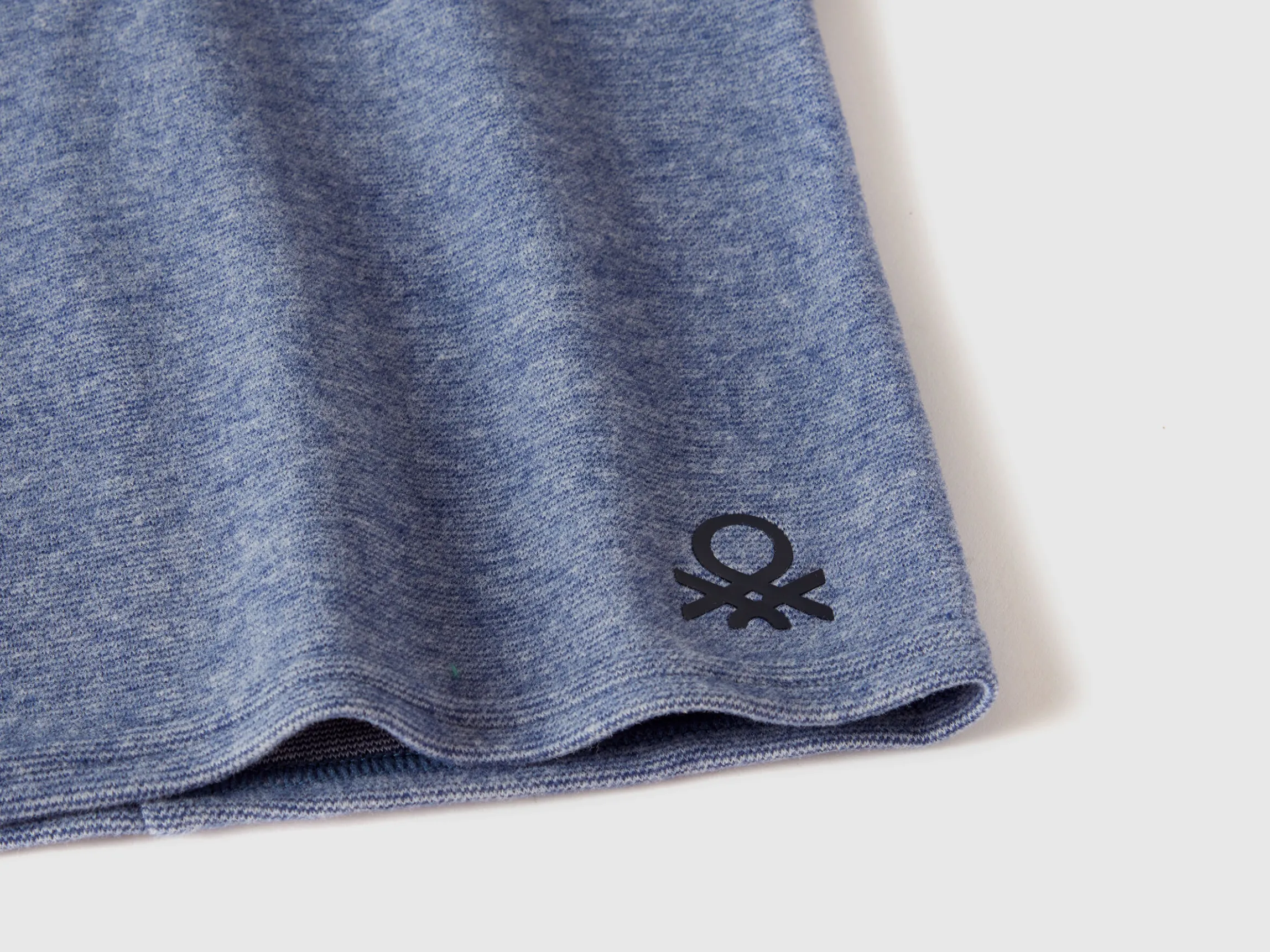 Neck warmer in stretch cotton