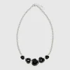 Necklace with roses