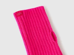 Neon pink sleeves
