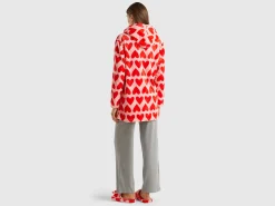 Nightgown with heart print