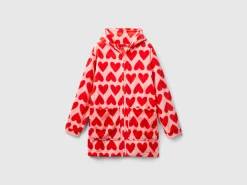 Nightgown with heart print
