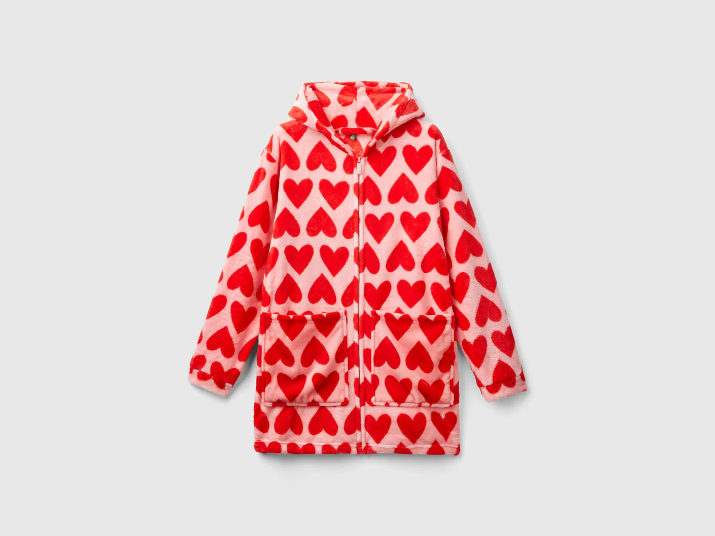 Nightgown with heart print