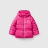 Nylon jacket with hood