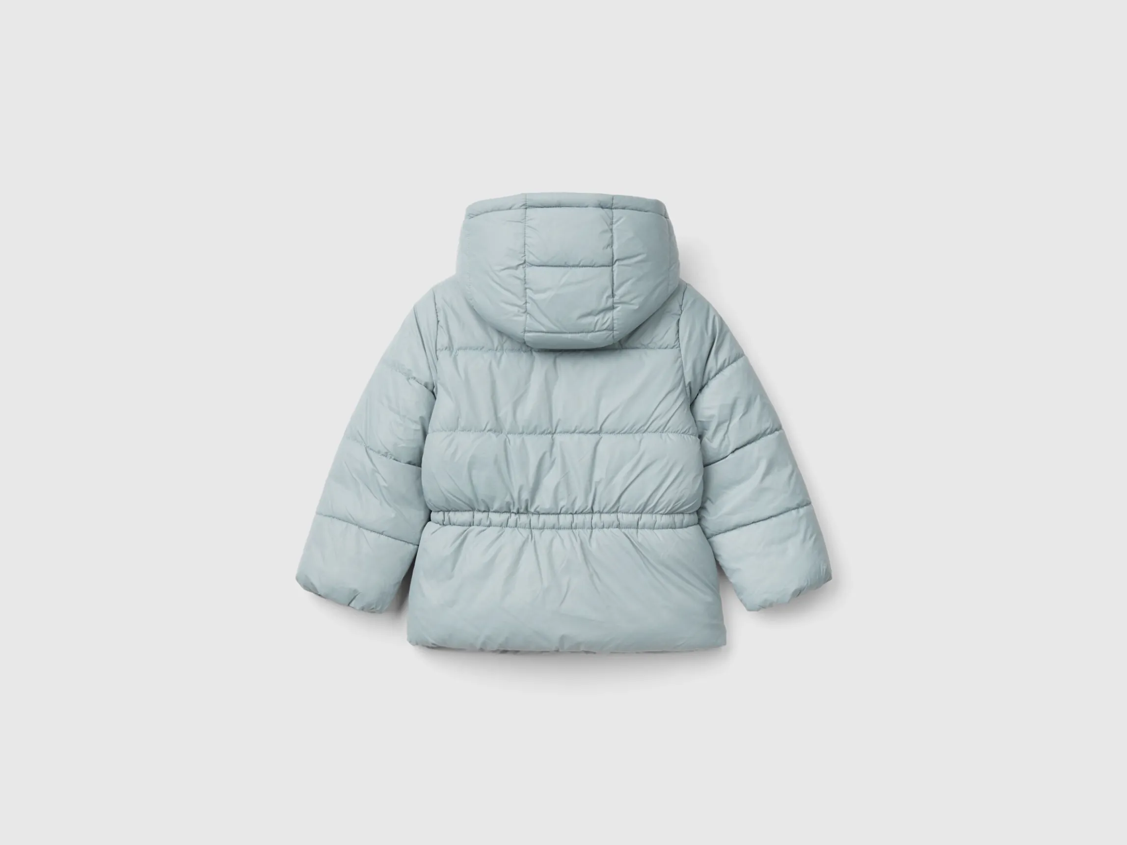 Nylon jacket with hood