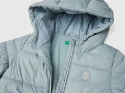 Nylon jacket with hood