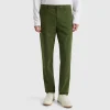 Olive green slim fit chinos