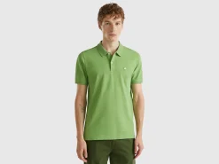 Olive green slim fit polo