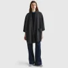 Open knit cape