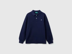 100% organic cotton long sleeve polo